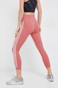 Odzież adidas Performance legginsy treningowe Optime Trainicons HM1151 różowy