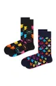 Ponožky Happy Socks 2-pak viacfarebná