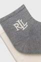 Lauren Ralph Lauren skarpetki jedwabne (2-pack) 454897521003 szary AW22