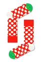 Κάλτσες Happy Socks Big Dot Snowman 2-pack  86% Βαμβάκι, 12% Πολυαμίδη, 2% Σπαντέξ