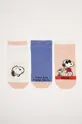 πολύχρωμο Κάλτσες women'secret Snoopy 3-pack Γυναικεία