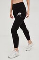 Diadora legginsy z elastanem czarny 502.179484