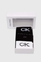 Calvin Klein skarpetki 3-pack Materiał 1: 67 % Bawełna, 31 % Poliamid, 2 % Elastan, Materiał 2: 62 % Bawełna, 35 % Poliamid, 3 % Elastan