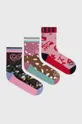 πολύχρωμο Femi Stories Κάλτσες Pavo (3-pack) Γυναικεία