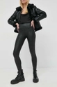 μαύρο Κολάν διαμόρφωσης σώματος Spanx Faux Leather Γυναικεία