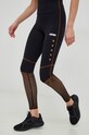 LaBellaMafia legginsy treningowe Boxer z elastanem czarny LB.25372