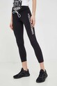 LaBellaMafia legginsy treningowe Boxer z elastanem czarny LB.25378