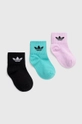 барвистий Дитячі шкарпетки adidas Originals (3-pack) Для дівчаток