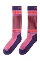 Παιδικές μάλλινες κάλτσες Reima ροζ