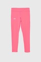 Under Armour legginsy dziecięce z elastanem różowy 1366119.B9YY