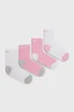 ροζ Skechers κάλτσες παιδικό (4-pack) Για κορίτσια