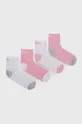 biela Detské ponožky Skechers 4-pak Dievčenský