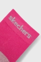 Παιδικές κάλτσες Skechers 4-pack μωβ