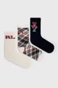 темно-синій Дитячі шкарпетки Polo Ralph Lauren (3-pack) Для дівчаток