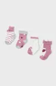 roza Dječje čarape Mayoral Newborn (4-pack) Dječji