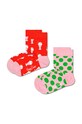 Happy Socks skarpetki dziecięce 2-Pack