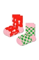 Happy Socks skarpetki dziecięce 2-Pack