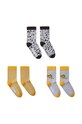 Reima skarpetki dziecięce (3-pack) skarpetki długie żółty 5300132A