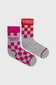 fioletowy Tommy Hilfiger skarpetki dziecięce (2-pack) Dziecięcy