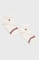 Tommy Hilfiger skarpetki dziecięce (2-pack) skarpetki krótkie biały 701220516.NOS