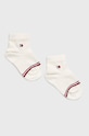 Dětské ponožky Tommy Hilfiger krátké ponožky bílá 701220516.NOS