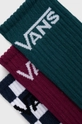 Vans skarpetki (3-pack) zielony