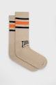 HUF skarpetki x Trasher skarpetki długie beżowy sk00722