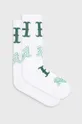 λευκό Κάλτσες HUF X Trasher Ανδρικά