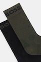 Čarape BOSS 2-pack 50467707 zelena AW24