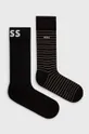 чорний Шкарпетки BOSS 2-pack Чоловічий