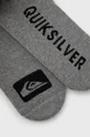 Ponožky Quiksilver (3-pak) sivá