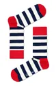 tmavomodrá Ponožky Happy Socks 4-pak