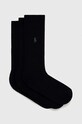 Polo Ralph Lauren skarpetki 3-pack skarpetki długie czarny 449653754001