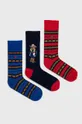πολύχρωμο Polo Ralph Lauren κάλτσες (3-pack) Ανδρικά