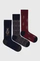 šarena Čarape Polo Ralph Lauren 3-pack Muški