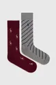 μπορντό Κάλτσες Polo Ralph Lauren 2-pack Ανδρικά