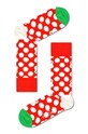 Odjeća Čarape Happy Socks Big Dot Snowman 2-pack XBDS02.6500.M šarena