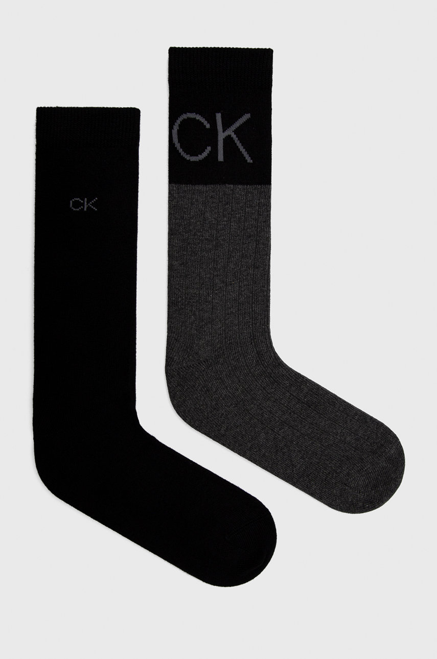 szary Calvin Klein skarpetki (2-pack) Męski