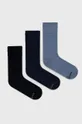μπλε Skechers κάλτσες (3-pack) Ανδρικά