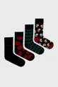 viacfarebná Ponožky John Frank 4-pak Pánsky