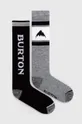 siva Skijaške čarape Burton 2-pack Muški