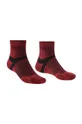 κόκκινο Κάλτσες Bridgedale Lightweight T2 Merino Sport Ανδρικά