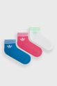multicolor adidas Originals skarpetki (3-pack) Unisex