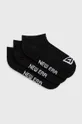 μαύρο New Era κάλτσες (3-pack) Unisex