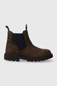 Geox cizme chelsea din piele intoarsa neizolat maro J16FAA.00045.28.35