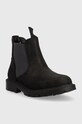 Geox cizme chelsea din piele intoarsa J16FAA.00045.28.35 negru AW23