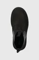 μαύρο Παιδικές μπότες τσέλσι από σουέτ Geox