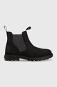 Geox cizme chelsea din piele intoarsa usor izolat negru J16FAA.00045.36.39