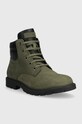 Geox ghete de iarna pentru copii din piele J16FAB.032BC.28.35 verde AW24