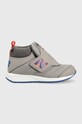 Detské zimné topánky New Balance PTCOZYGB textilný sivá PTCOZYGB